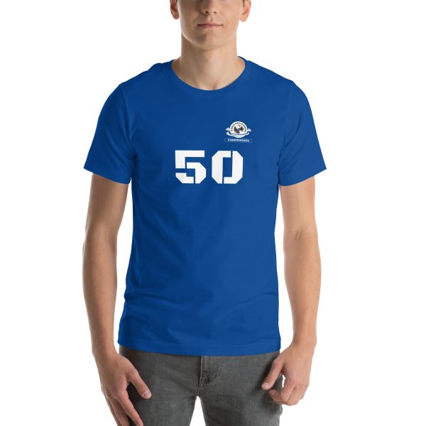 TEAM BLUE Short Sleeve Unisex t-shirt - Image 3