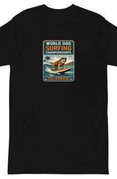 World Dog Surfing Championships California Collection #1 Men’s premium heavyweight tee