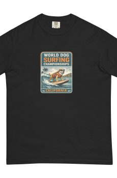 World Dog Surfing Championships California Collection #1 Unisex garment-dyed heavyweight t-shirt