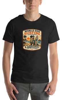 World Dog Surfing Championships California Collection #5 Unisex t-shirt