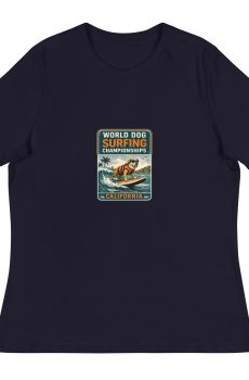 World Dog Surfing Championships California Collection #1 Women's Relaxed T-Shirt