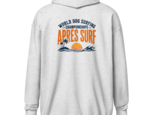 World Dog Surfing Championships Apres Surf v1 Unisex heavy blend zip hoodie